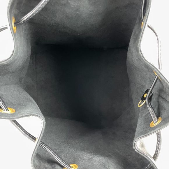 Louis Vuitton Petit Noe Shawl Drawstring Epi Noir Black Shoulder Bag - Picture 6 of 6